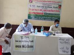NSKFDC partnered Netram Eye Foundation to organize Health camp at  Pratapgarh,Rajasthan on 09.09.2020. Total no of registration :- 157 Total Spectacle Distribution :- 84 Facilities:-1. Eye Specialist 2. General Physician 3. Child Specialist 4. Dermatologists 5. Gynecologist