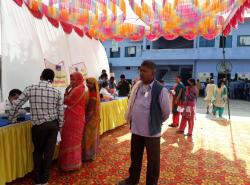 Health camp organized at Anandi Sahagal Inter College, Khairabad, Sitapur district, Uttar Pradesh on 10.11.2020 in collaboration with PHDRDF