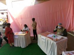 NSKFDC in collaboration with HLFPPT organized health camp at  Katni, MP on 06.12.2020.